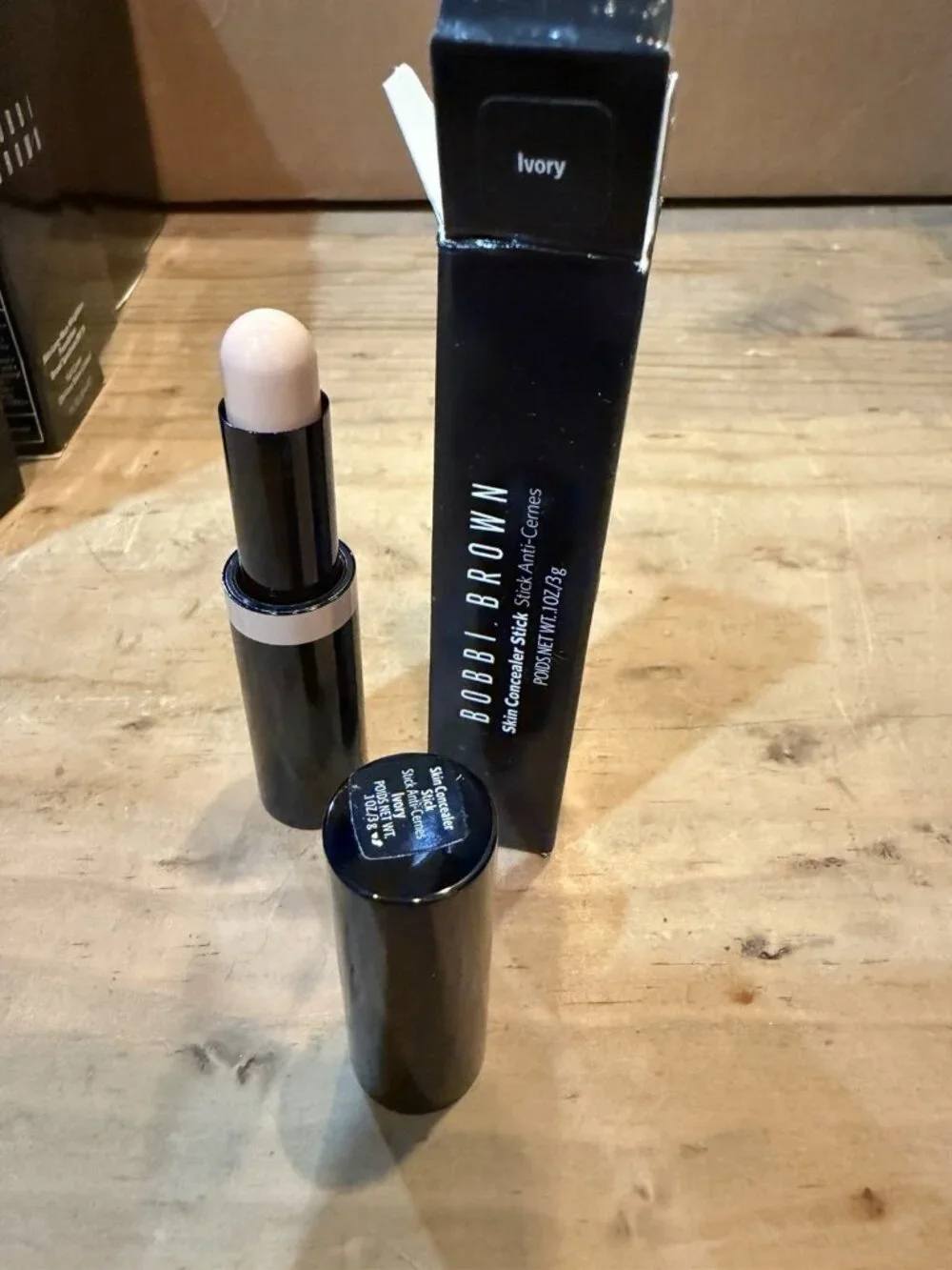 Bobbi Brown Skin Concealer Stick In IVORY .1oz/3g New W/ Box